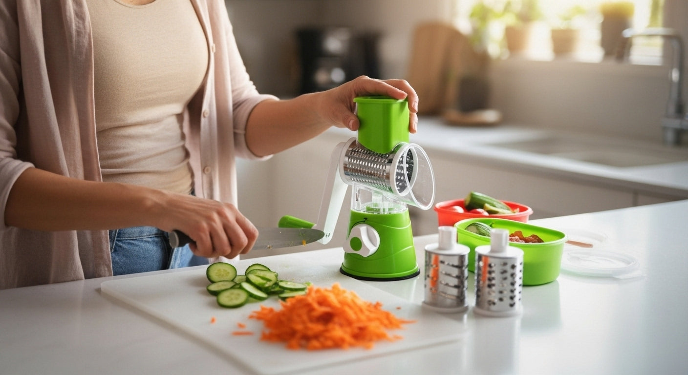 MULTI - Functional ROTARY VEGETABLES SLICER OR GRATER
